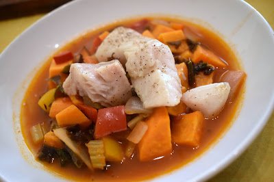 Bafast fish stew