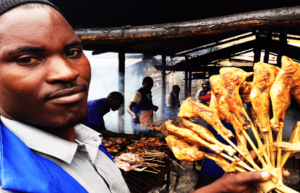 Roasted Chicken - Ugandan Street Food