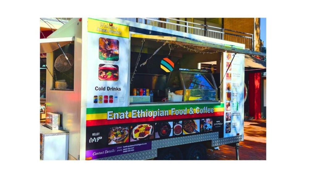 Food trailer - Enat Ethiopian Food and Coffee Alice Springs